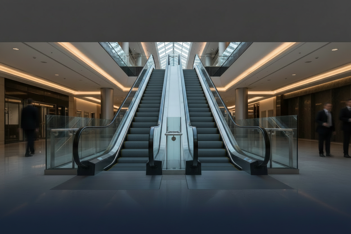 Escalators & Moving Walkways 封面图（无文字版）
